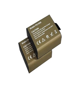 2 Adet Pg1050 Batarya Eken Aksiyon Kamera Bataryası 3.7v 1050mah 3.885wh