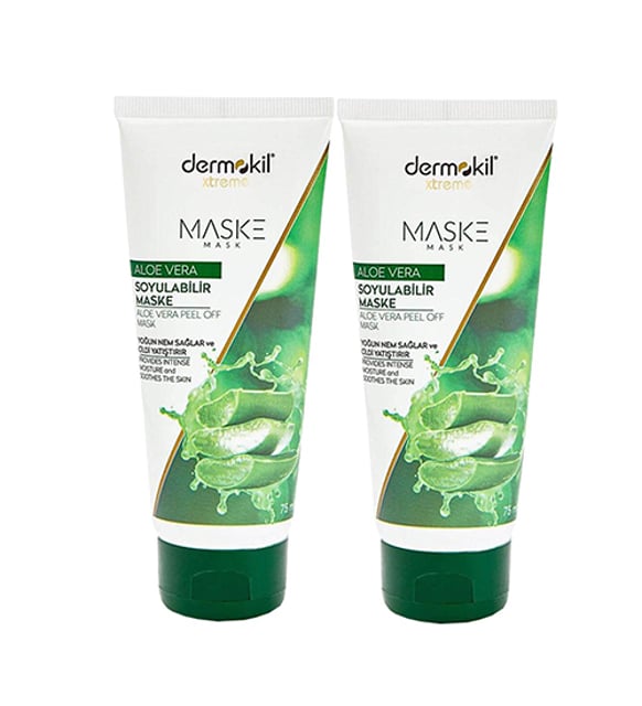 Dermokil Aloe Vera Soyulabilir Yz Maskesi 75 ml x 2 Adet
