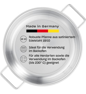 Fissler Pure Collection Çift Kulplu Tava 24 Cm