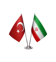 İran İkili Masa Bayrağı