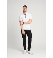 ALEXANDERGARDI POLO YAKA T-SHİRT E21-18108) (Beyaz)