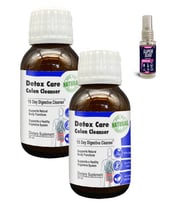 Detox Care Yeme Sonrası Ferahlık Hissi İçin Destek Şurubu 50 ml x 2 adet+Super Slım