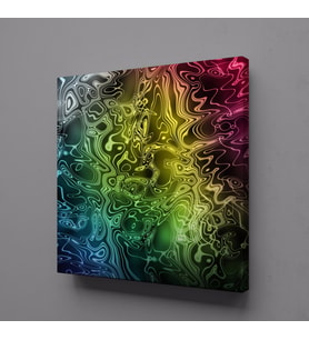 RENKLERİN GEÇİŞİ KANVAS TABLO 120x120cm (Karışık)