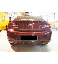 Opel insignia B Opc Difüzör Parlak Siyah Plastik Egzoz Görünüm 2017 - 2023 Arka-difizör-bodykit-ek