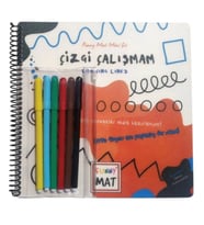 Çizgi Çalışmam - Funny Mat Mini Set (Aktivite Seti)
