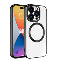 Vendas iPhone 15 Pro Uyumlu Veve Serisi Wireless Şarj Destekli Kamera Lens Korumalı Magic Smooth Silikon Kılıf (Siyah)