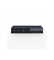 Hyperion TV Ünitesi 2 Raflı Tek Çekmeceli  220x44x51 Antrasit-Antrasit