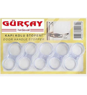Kapı Pencere Stoperi Silikon 5'li (Renksiz)