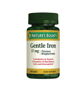 Nature's Bounty Gentle Iron 17 mg 60 Kapsül