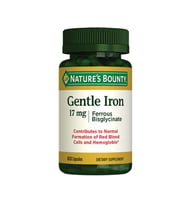 Nature's Bounty Gentle Iron 17 mg 60 Kapsül