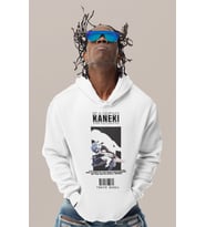 Ken Kaneki Tokyo Ghoul Baskılı Unisex Oversize Anime Karakter Hoodie