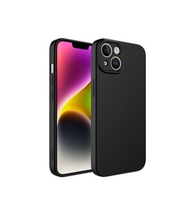 Apple iPhone 14 Uyumlu Kılıf Zore Kamera Korumalı Mara Lansman Kapak (Siyah)