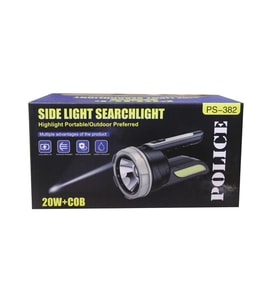 Polıce PS-382 20W Spot Feneri Şarjlı ve Yan Aydınlatma Işıklı