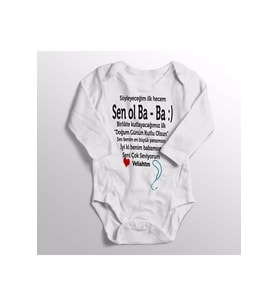 Bebek Beyaz Söyleyeceğim İlk Hecem Sen Ol Ba-ba Veliahtın Baskılı Zıbın
