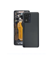Xiaomi Mi 11T - Mi 11T Pro Arka Kapak - Arka Pil Batarya Kapağı Kamera Lensli - 21081111RG 2107113SG Uyumlu (Siyah)