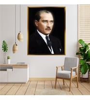 ÇERÇEVELİ ATATÜRK TABLO S166