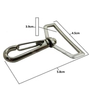 10 Adet Çanta Kayış Metal Zammak Kanca Büyük Boy Valiz Kilidi