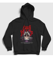 Presmono Unisex Siyah Aki Claws Of Ya Zi Street Fighter Kapüşonlu Sweatshirt 478990tt