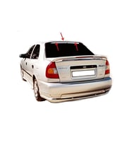Hyundai Accent Uyumlu Spoiler Cam Üstü Fiber 2000-2003