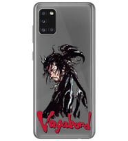 Samsung Galaxy A31 Uyumlu Vagabond Anime Desenli Şeffaf Telefon Kılıfı