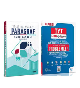Aromat Yayınları TYT AYT Paragraf ve Sınav Yayınları 0 dan Sınava Problemler Soru Bankası Seti 2 Kitap