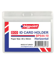 Bigpoint Eco Kart Poşeti Yatay 85x55mm x 100 Adet