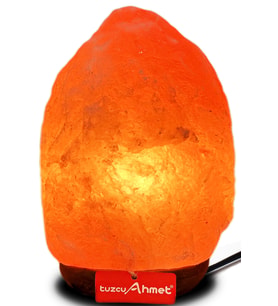 Doğal Himalaya Tuz Lambası, 2-3 Kg, Sağlık ve Dekorasyon İçin Mükemmel (Krem)