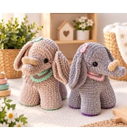 Sevimli Fil Amigurumi