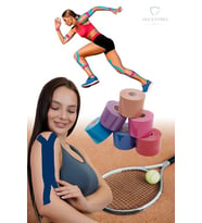 Kinezyo Sporcu Bandı Ağrı Bandı Koyu Mavi 5 M X 5 Cm KT-005