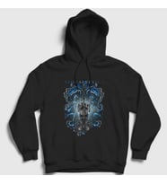 Presmono Unisex Siyah Skulls Apocalyptica Kapüşonlu Sweatshirt 388142tt