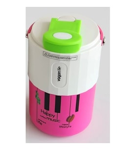 VAGONLİFE VGN2050 ÇELİK MATARA PİPETLİ 400 ML PEMBE