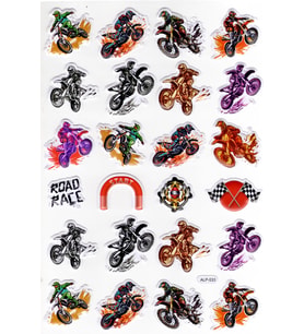 Sticker Kabartmalı A4 Boyutunda Stiker Defter, Planlayıcı Etiket-(lim533) - Çılgın Motorlar