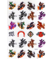 Sticker Kabartmalı A4 Boyutunda Stiker Defter, Planlayıcı Etiket-(lim533) - Çılgın Motorlar