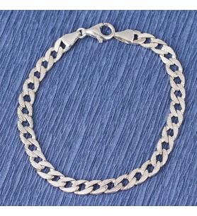 925 Ayar Gümüş 0,6 mm Desenli Zincir Bileklik