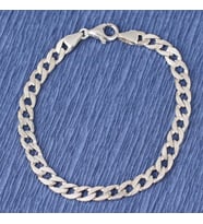 925 Ayar Gümüş 0,6 mm Desenli Zincir Bileklik