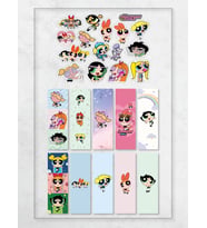 Powerpuff Girls Kitap Ayraç Ve Stickers Çıkartma Seti PYTKSTKRYRC47