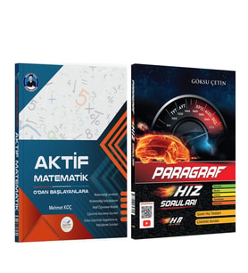 Aktif Öğrenme TYT Aktif Matematik 0 dan Başlayanlara ve Hız Renk Paragraf Soru Bankası Seti 2 Kitap