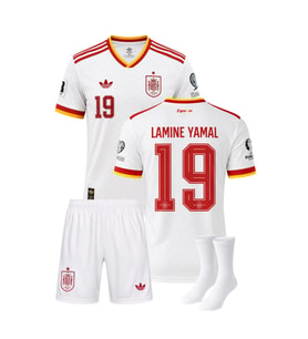 Lamine Yamal İspanya 2026 Dünya Kupası 3'lü Çocuk Futbol Forma Seti ( Forma,şort ve çorap )
