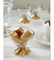 REGNA HOME Fine Living Grace 6 Parça Lüx Mini Kase - Lokumluk - Reçellik - Sosluk - Çerezlik -şekerlik 8 cm