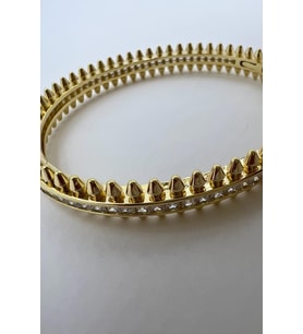 ZİRCON BRACELET ( ALTIN KAPLAMA BİLEKLIK (Altın)