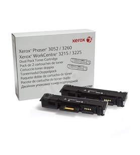 Xerox Toner Orj. Phaser 3052, 3260, WC 3215, 3225 Dual Pack (2x3K)