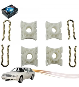 Volvo S90, XC70, XC90 İçin Cam Kriko Kılavuz Kızak Klips Kiti (50267161, 93253031715, 3005132100)