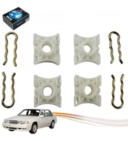 Volvo S90, XC70, XC90 İçin Cam Kriko Kılavuz Kızak Klips Kiti (50267161, 93253031715, 3005132100)