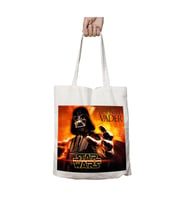 Rise Lord Vader Star Wars iki Tarafı Kalıcı Baskılı Yıkanabilir Okul Plaj Omuz Bez Çantası