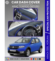 DACIA SANDERO STEPWAY (2010-2015) Torpido Örtüsü Ön Göğüs Koruma Tam Uyum Kaymaz Kolay Montaj