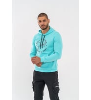 SWEATSHIRT KAPŞONLU - 904 - B38 - SU YEŞİLİ