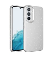 Samsung Galaxy A05S Uyumlu Kılıf Kamera Korumalı Simli Lüks Zore Koton Kapak