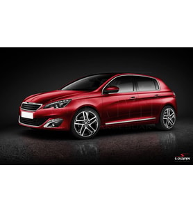 Peugeot 308 Kapı Koruma Çıtası Krom 2014-2021