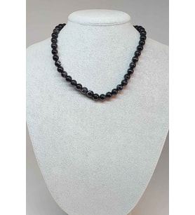 Akik Taşı Kolye 8mm (4102) (Klipsli)