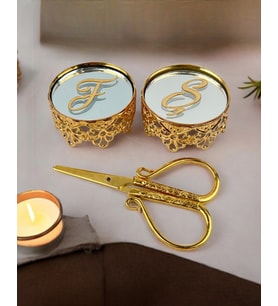 Splendore Aynalı Yükselti ve Söz Makası (Gold)